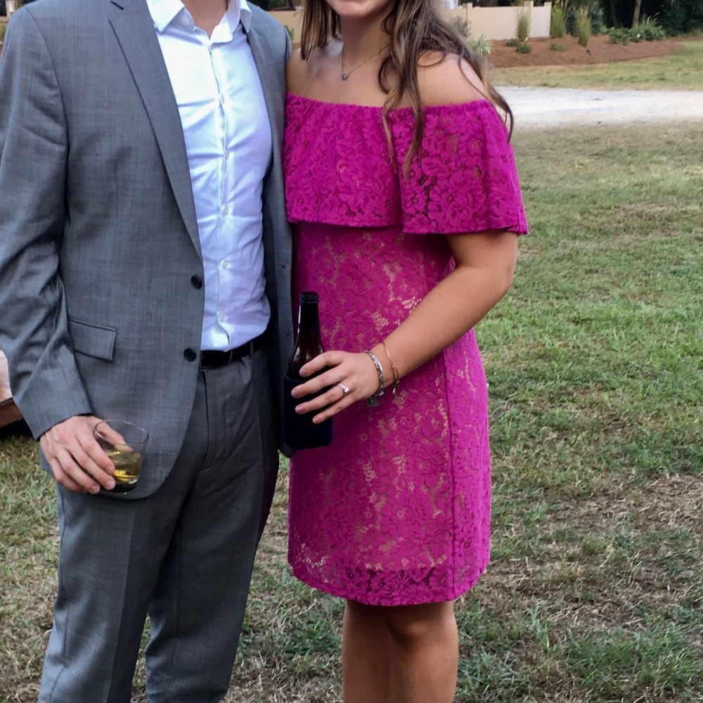 Pink Lace Dress